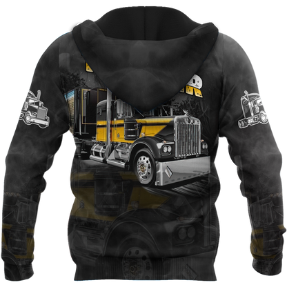 Personalized Name Trucker 3D All Over Printed Shirts For Men and Women