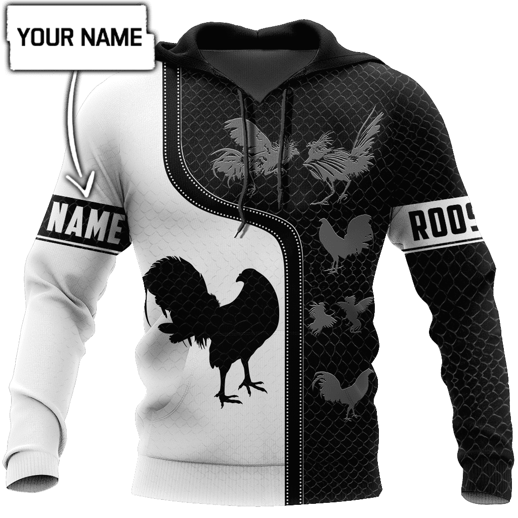 Personalized Rooster 3D Printed Unisex Shirts DD24042104