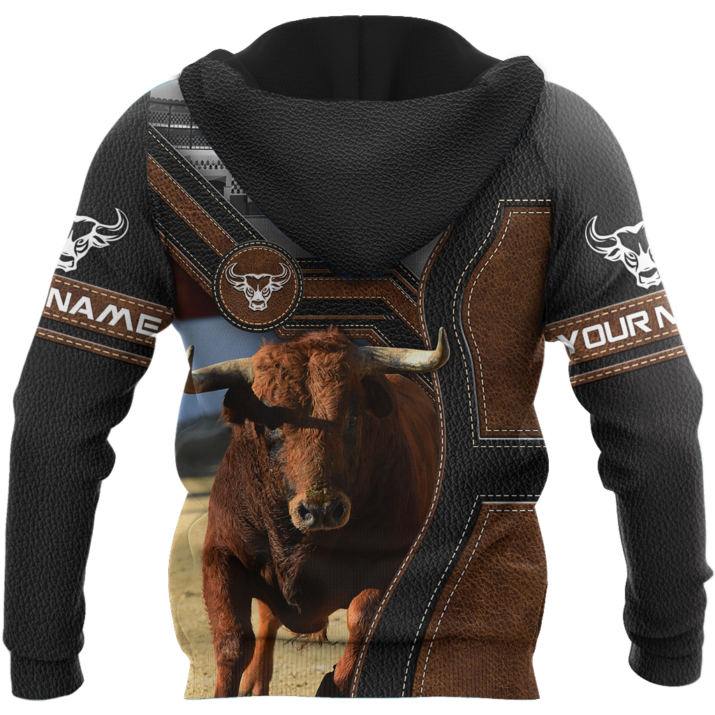 Bullfight Persionalized Your Name 3D All Over Printed Shirts JJ24052101 KT