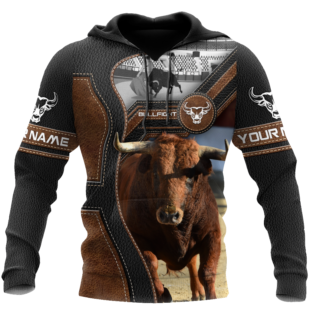 Bullfight Persionalized Your Name 3D All Over Printed Shirts JJ24052101 KT