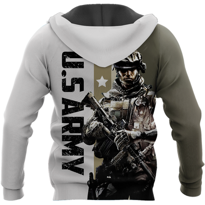 US Army 3D All Over Printed Hoodie
