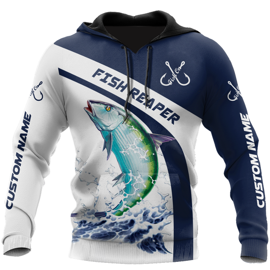 Custom name Bonefish fishing design 3d print shirts