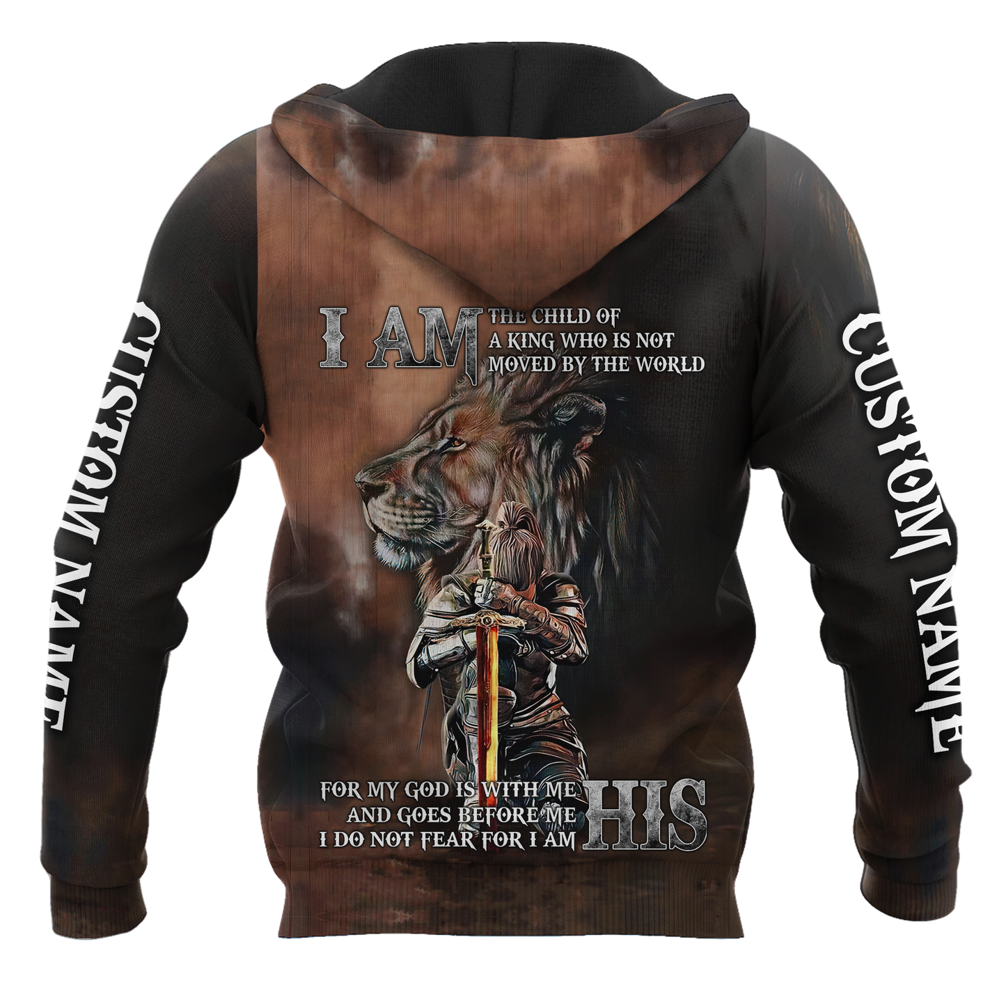 Premium Unisex Hoodie 3D All Over Printed Easter Day Christian Jesus Custom Name No16 ML
