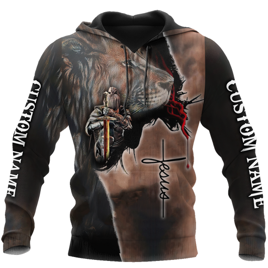 Premium Unisex Hoodie 3D All Over Printed Easter Day Christian Jesus Custom Name No16 ML