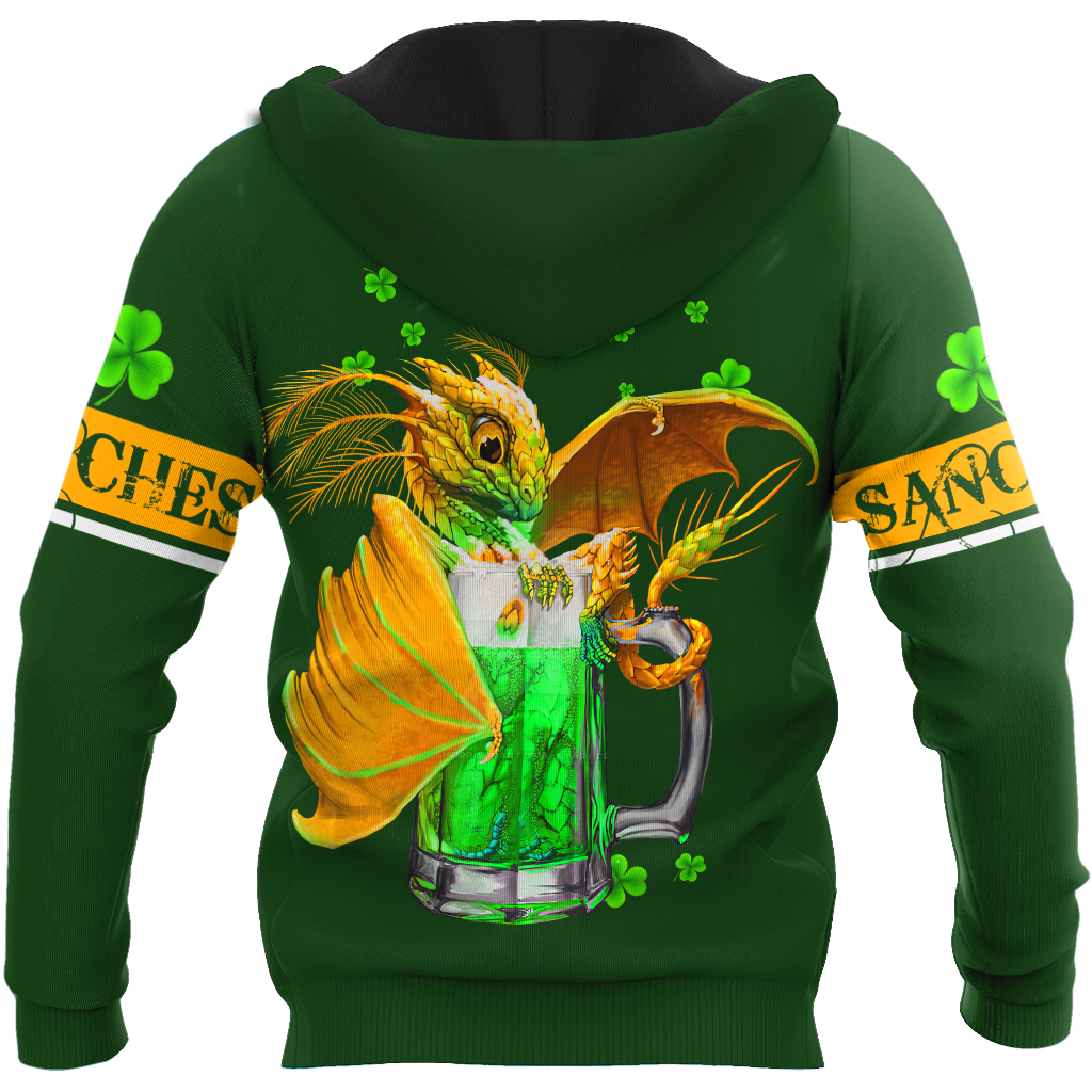 Customize Name Dragon Irish Hoodie For Men And Women MH25022102