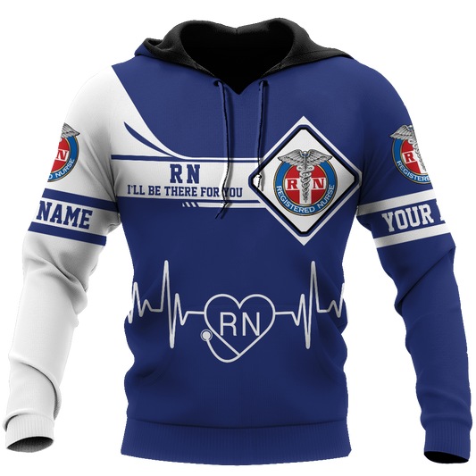 Premium Nurse Personalized Name 3D All Over Printed Unisex Shirts