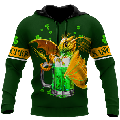 Customize Name Dragon Irish Hoodie For Men And Women MH25022102