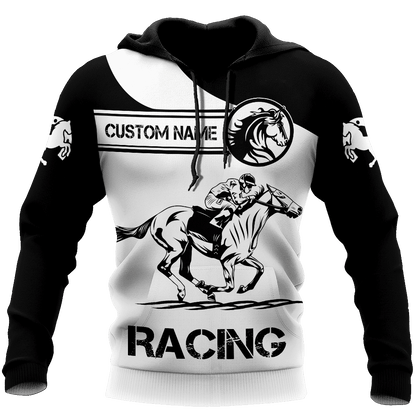 Racing Horse 3D All Over Printed Unisex Shirts