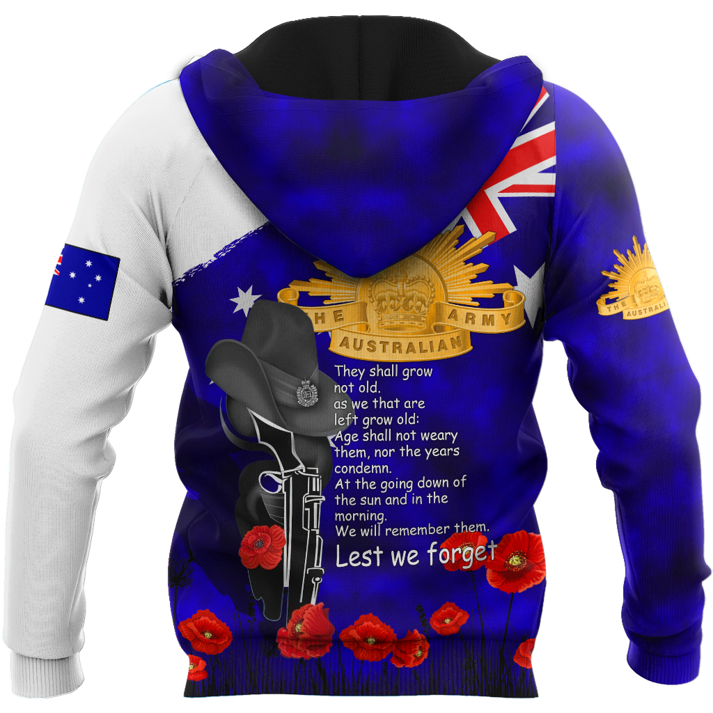 Premium Anzac Day Lest We Forget 3D All Over Printed PL