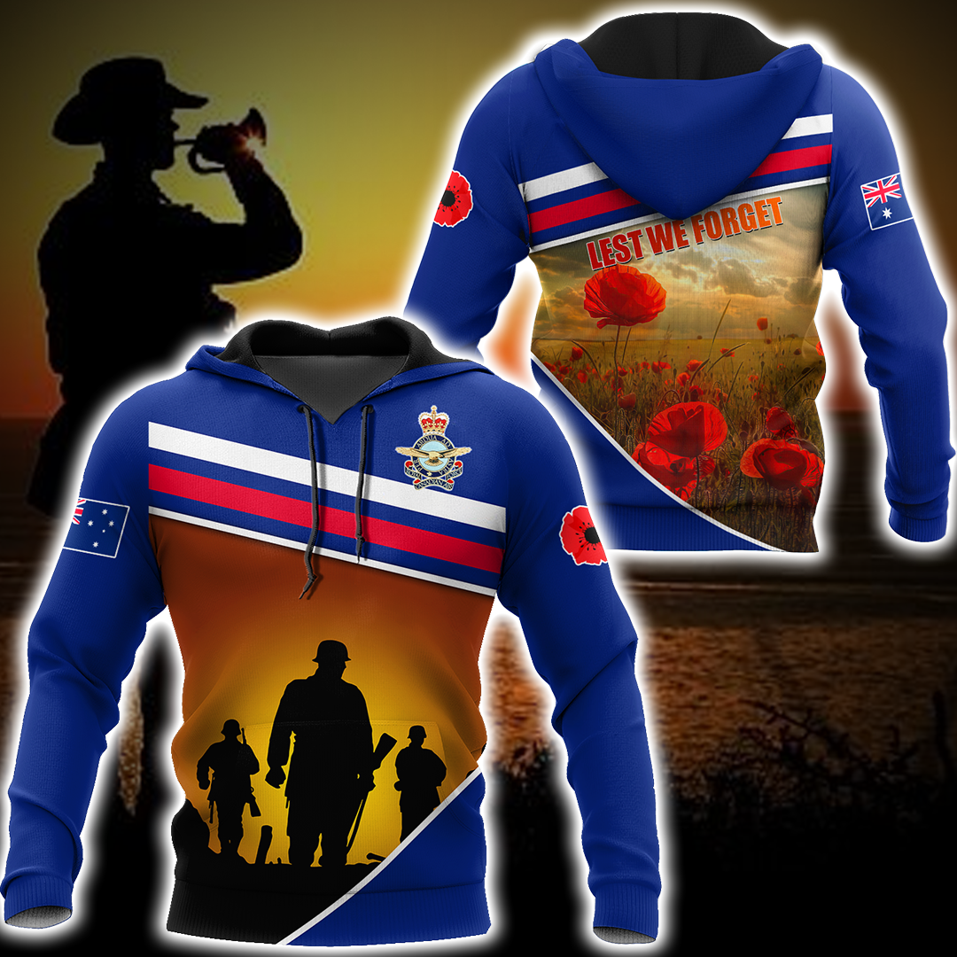 Lest We Forget Anzac Day 3D All Over Printed