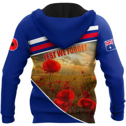 Lest We Forget Anzac Day 3D All Over Printed
