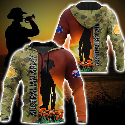 Lest We Forget Anzac Day 3D All Over Printed