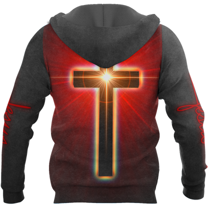 Premium Unisex Hoodie 3D All Over Printed Easter Day Christian Jesus No46 ML