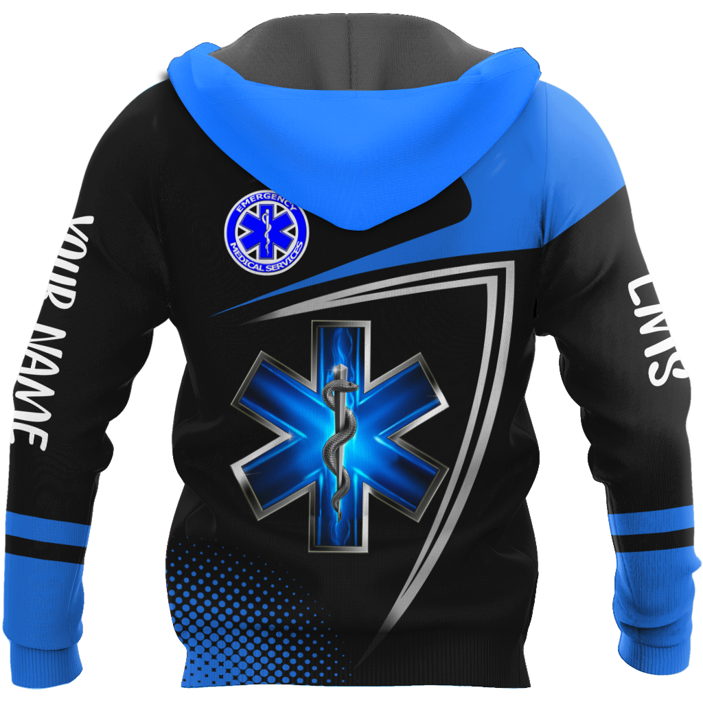 Premium EMS Personalized Name 3D All Over Printed Unisex Shirts