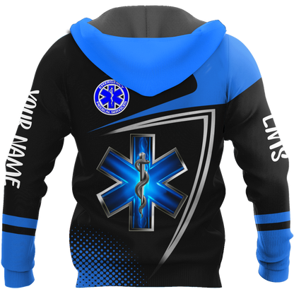 Premium EMS Personalized Name 3D All Over Printed Unisex Shirts