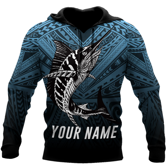 Amazing Polynesian Mahi Mahi Go Fishing Unisex Personalized Deluxe Hoodie ML