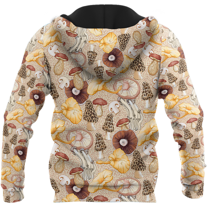 Edible mushroom Pattern 3d print shirts