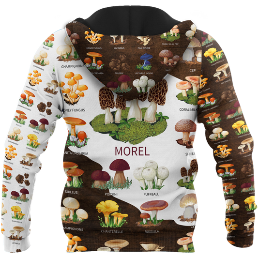 Edible mushroom hunting world 3d print shirts