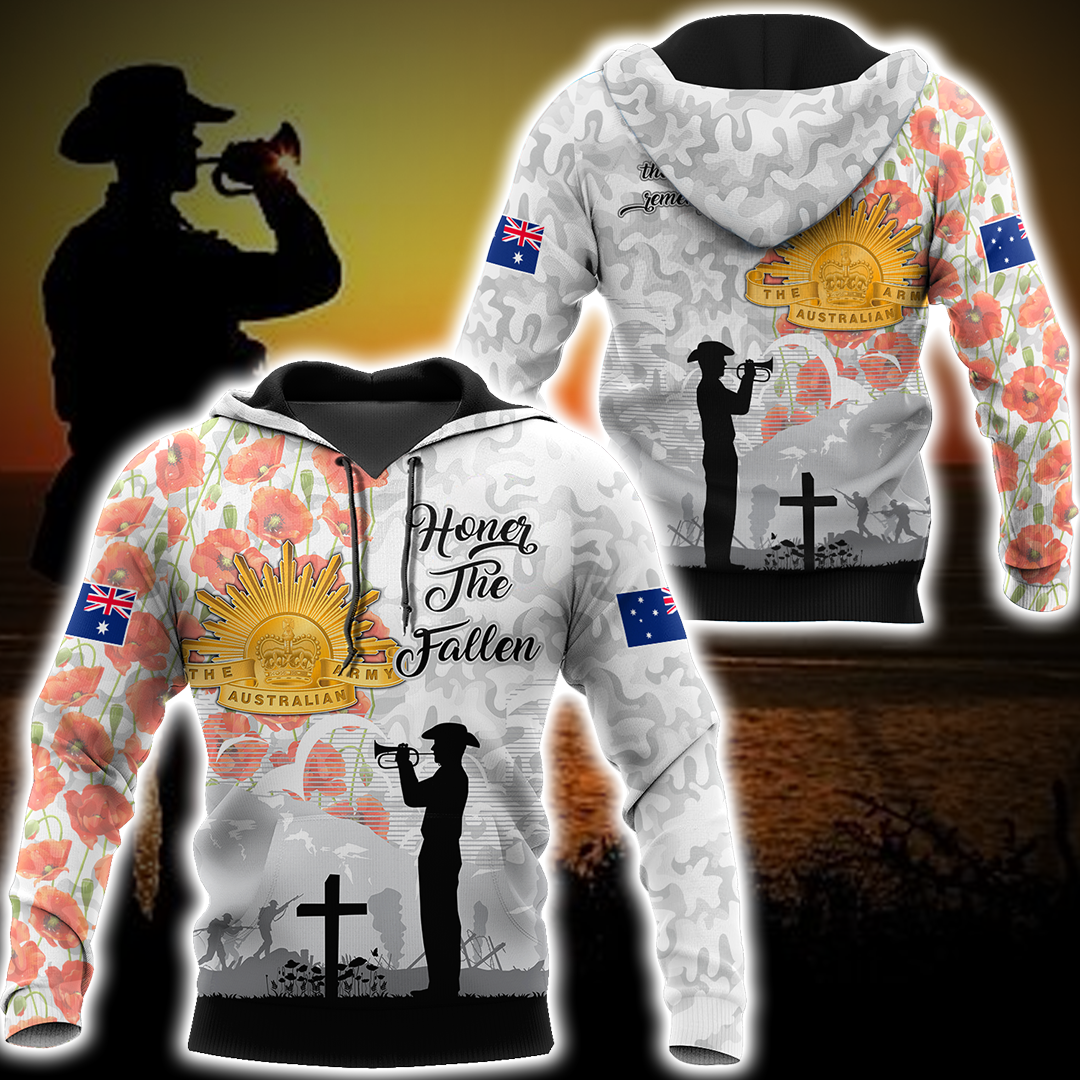 Lest We Forget Anzac Day 3D All Over Printed
