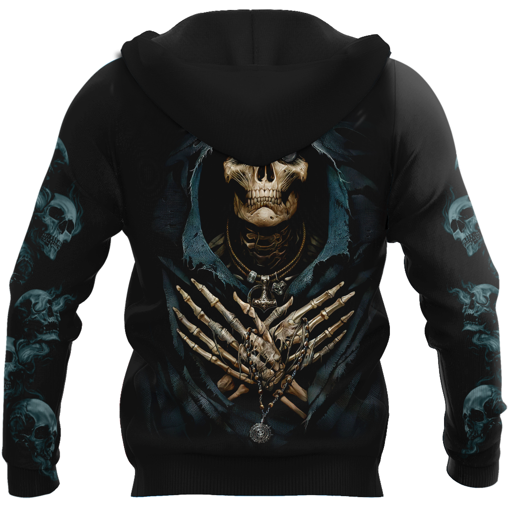 Skull And Coin Hoodie For Men And Women MH27022102
