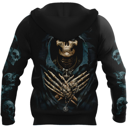 Skull And Coin Hoodie For Men And Women MH27022102