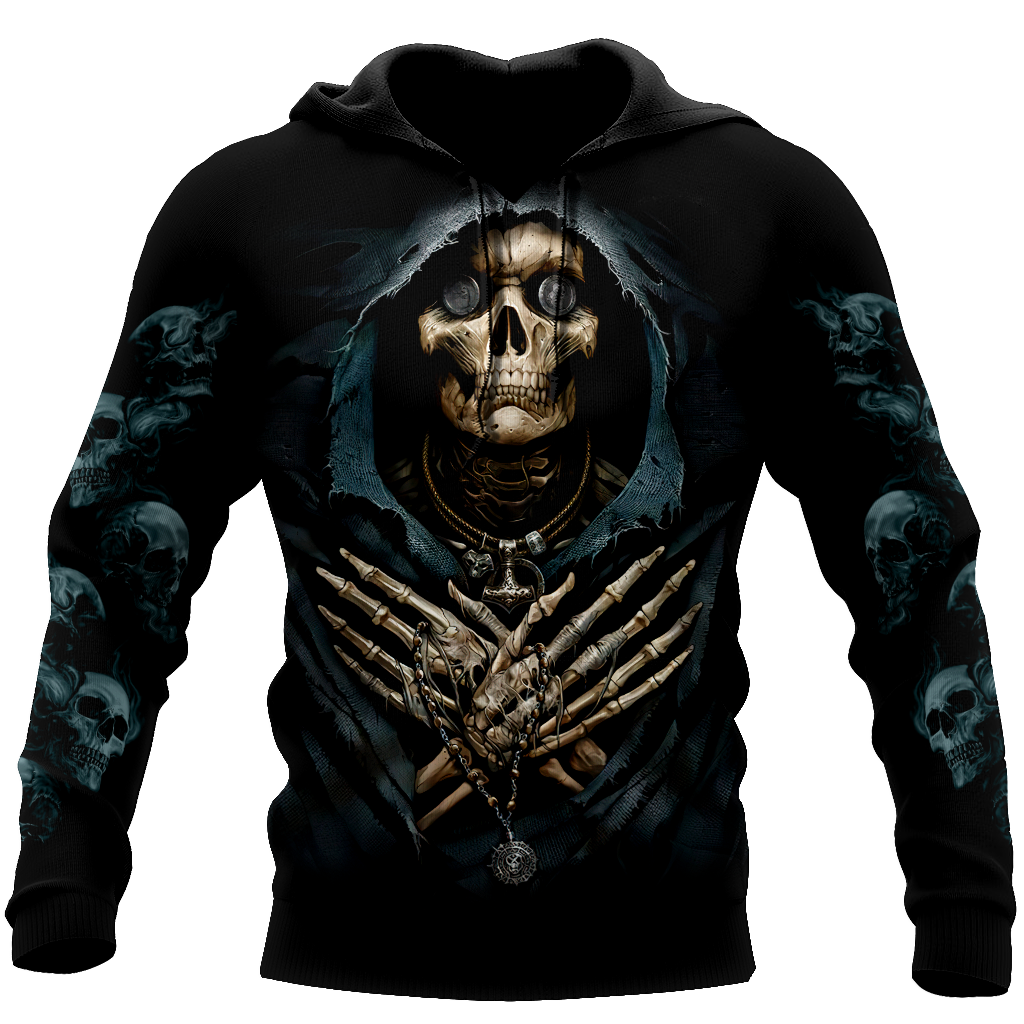 Skull And Coin Hoodie For Men And Women MH27022102