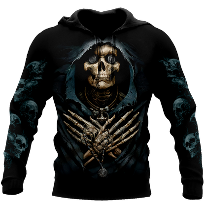 Skull And Coin Hoodie For Men And Women MH27022102