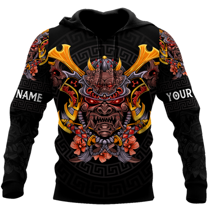 Premium 3D Printed Personalized Unisex Samurai Shirts No1 MEI