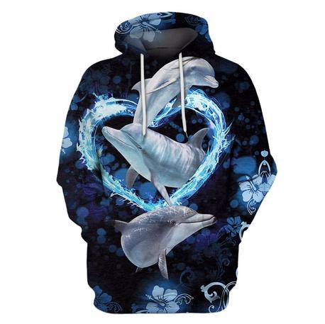 Premium Dolphin Unisex 3D All Over Printed Shirts