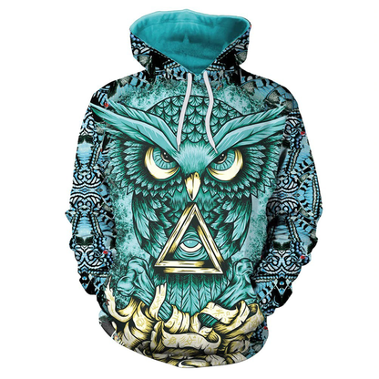 Premium Owl Unisex 3D All Over Printed Shirts