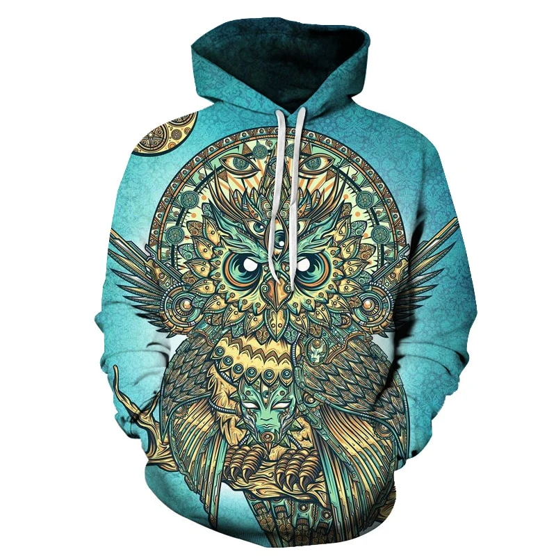 Premium Owl Unisex 3D All Over Printed Shirts
