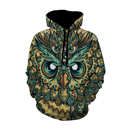 Premium Owl Unisex 3D All Over Printed Shirts