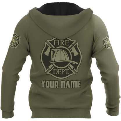 Customize Name Firefighter Hoodie For Men And Women MH27042101