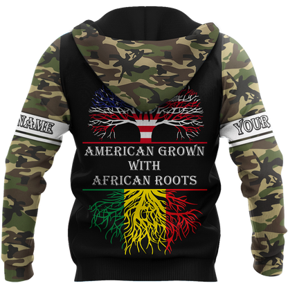 African American Persionalized Your Name 3D All Over Printed Shirts JJ26052105 KT