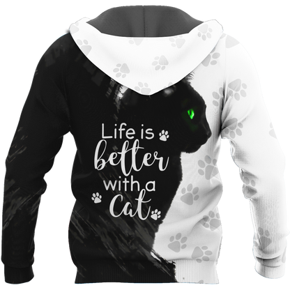 Black Cat 3D All Over Printed Shirts
