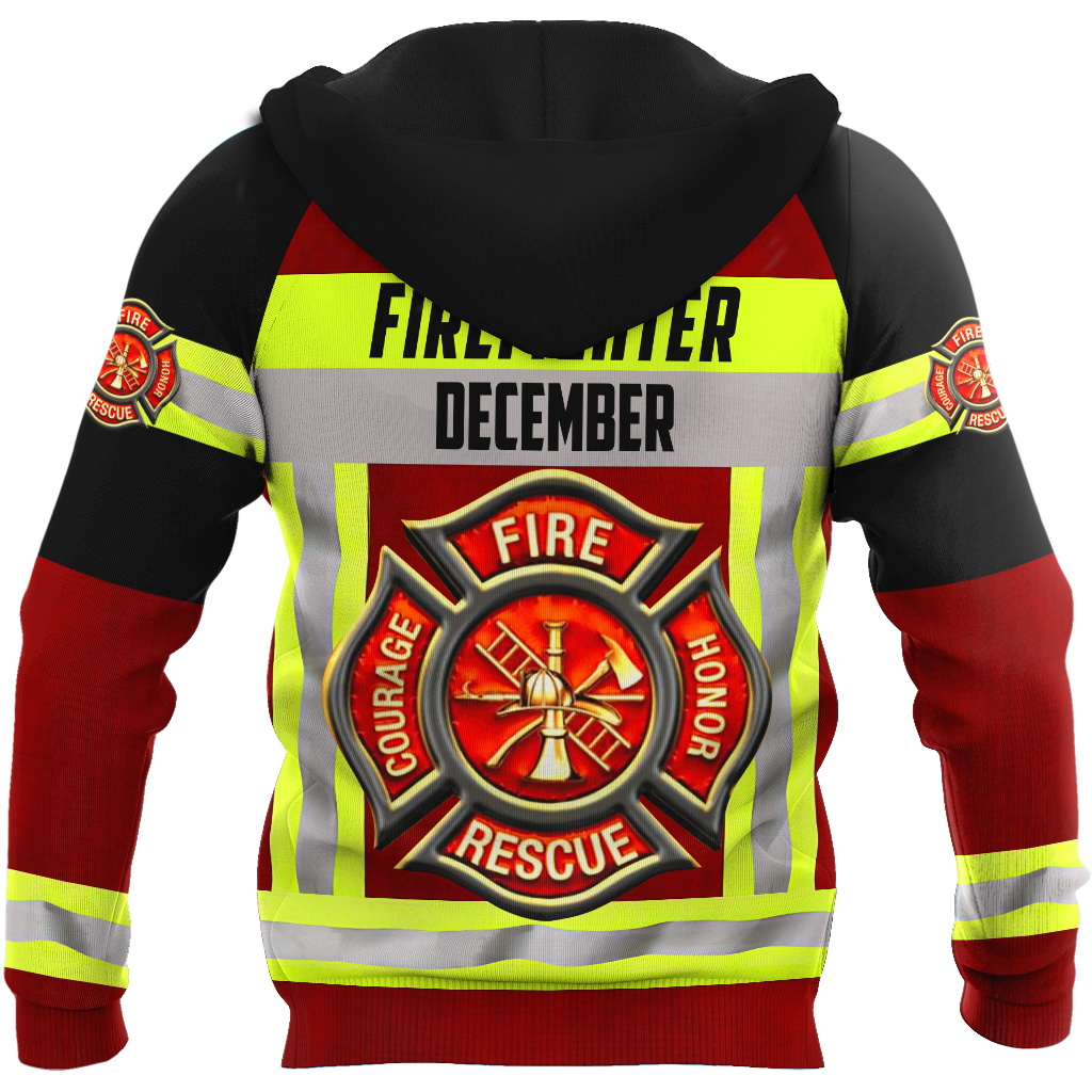 December Firefighter Hoodie For Men And Women MH28012112