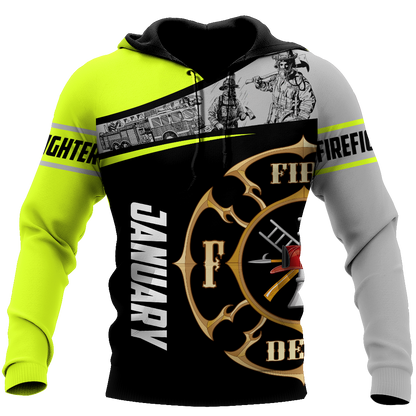 January Firefighter Hoodie For Men And Women MH28012113