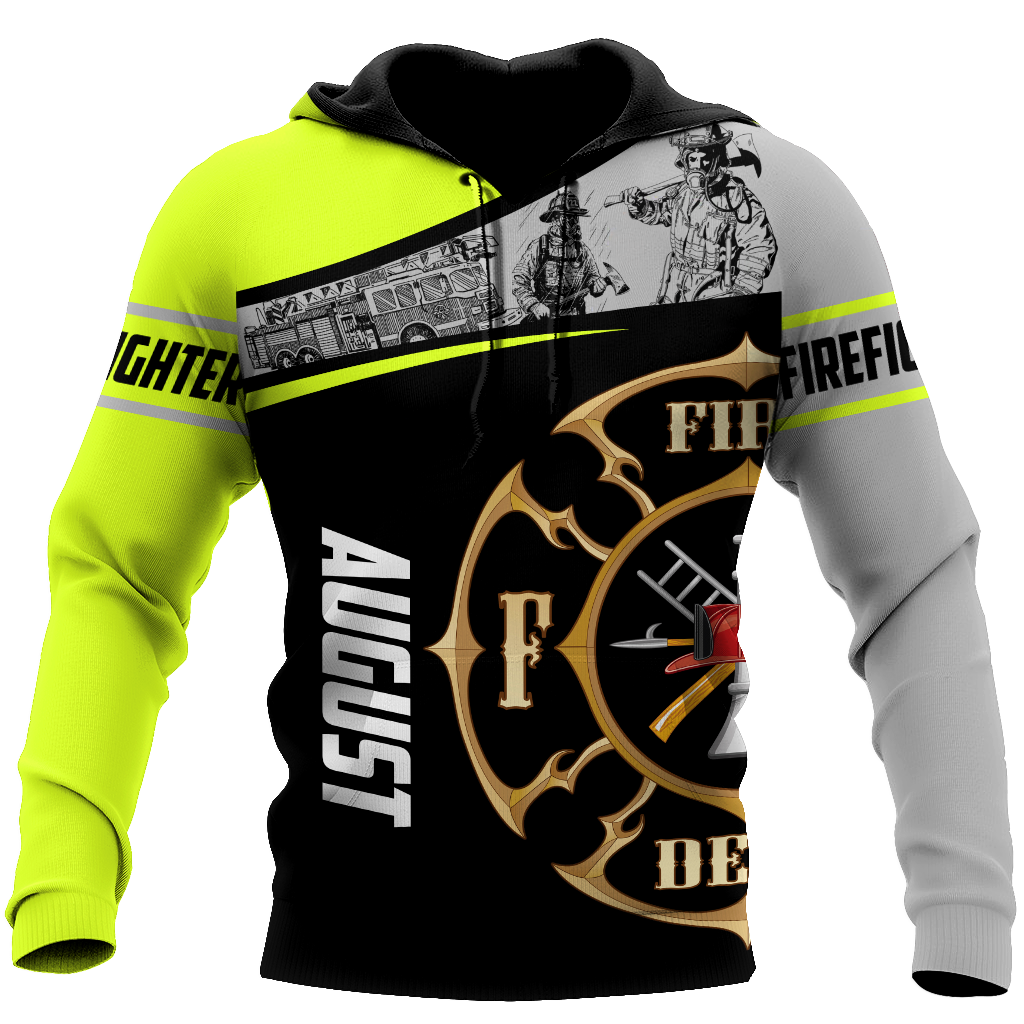 August Firefighter Hoodie For Men And Women MH28012120
