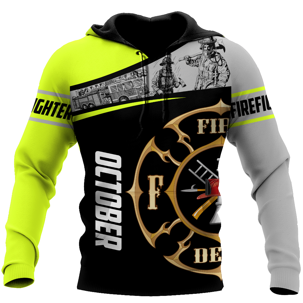 October Firefighter Hoodie For Men And Women MH28012122