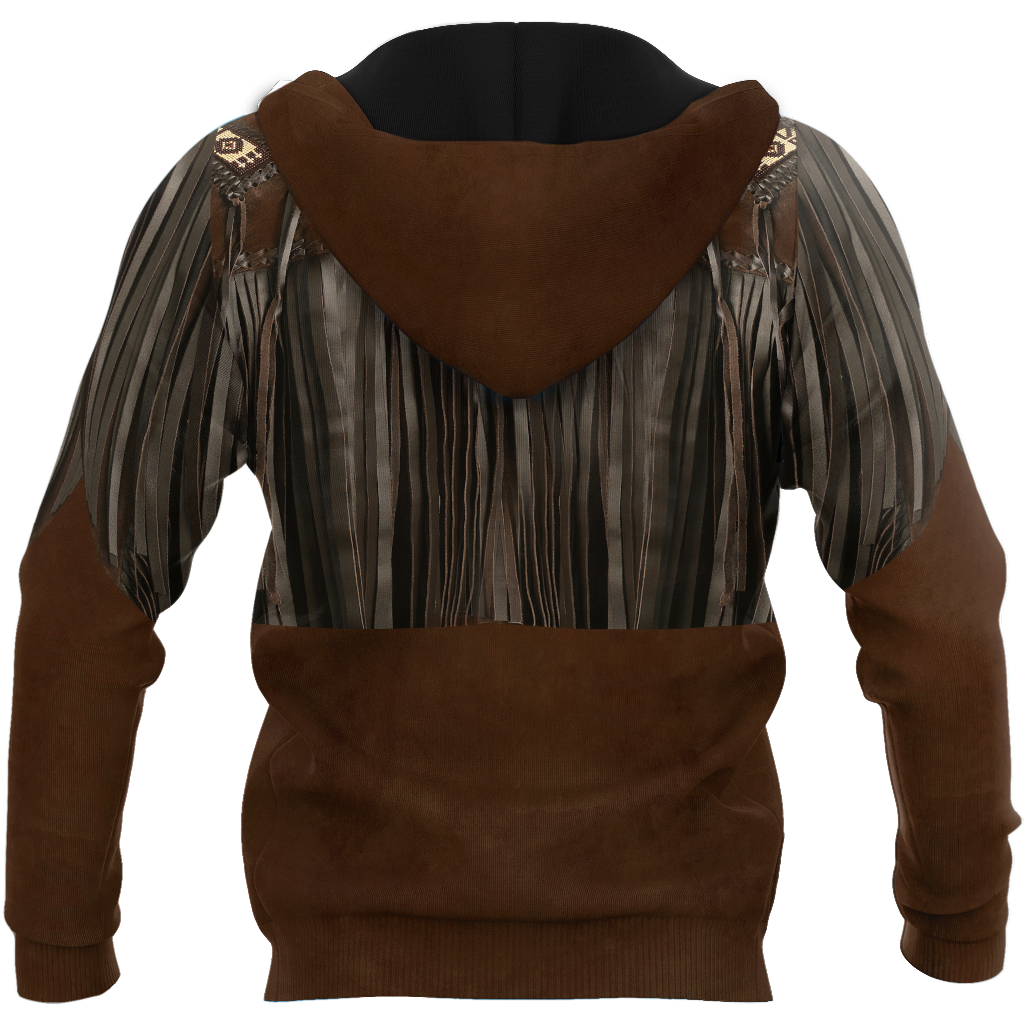 Cowboy Jacket No25 Cosplay 3D Over Printed Unisex Deluxe Hoodie ML