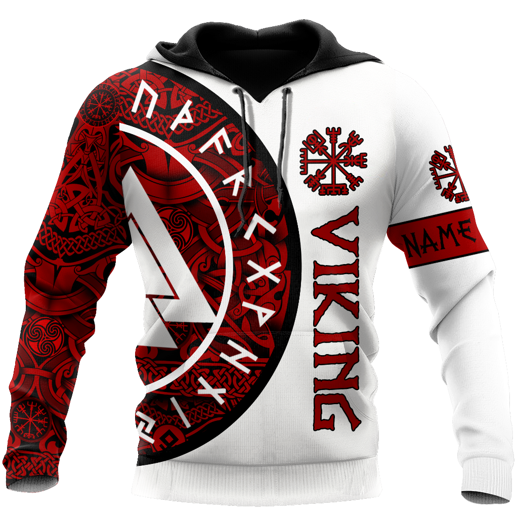 Customized Name Viking 3D All Over Printed Unisex Shirts