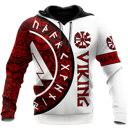 Customized Name Viking 3D All Over Printed Unisex Shirts