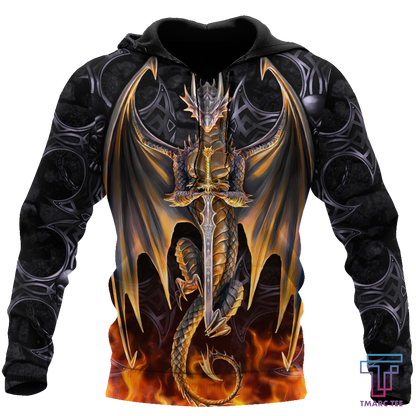 Dragon 3D All Over Printed Hoodie MH28062102