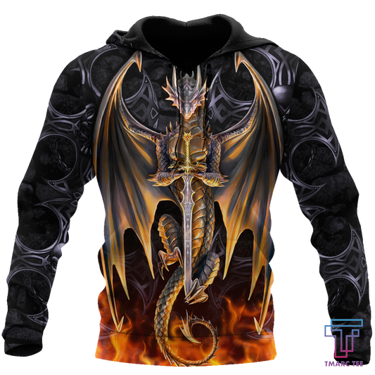 Dragon 3D All Over Printed Hoodie MH28062102