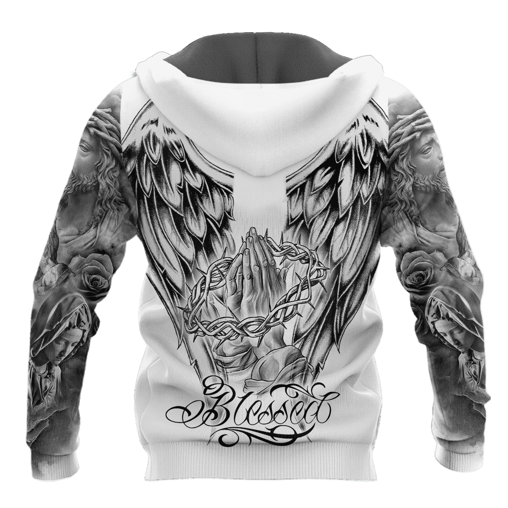 Jesus Christ Faith Over Fear 3D Printed Hoodie, T-Shirt for Men and Women