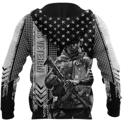 US Army Veteran Camo 3D All Over Printed