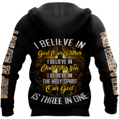 Jesus Father'day Persionalized Your Name 3D All Over Printed Shirts JJ29052101 KT