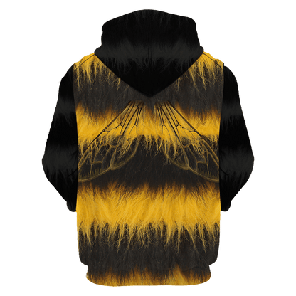 Bee No1 Cosplay 3D Over Printed Unisex Deluxe Hoodie ML