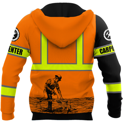 Tmarc Tee Personalized Name Carpenter 3D Printed Combo Hoodie + Sweatpants NTN29052102