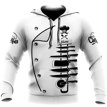 Custom Name Master Chef 3D All Over Printed Unisex Shirts